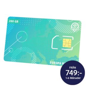 Roaming SIM Europa - 200 GB