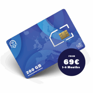 200 GB Europe Data Roaming SIM Cards – Activate Anytime You Want