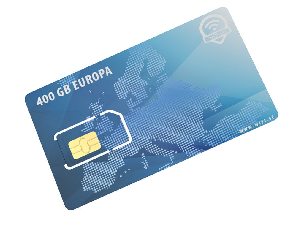 400 GB EUROPA SIM-KORT