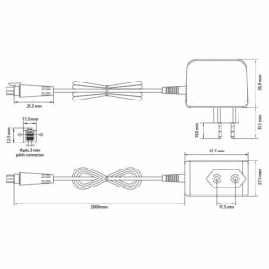 Strömkabel 230 Volt Teltonika