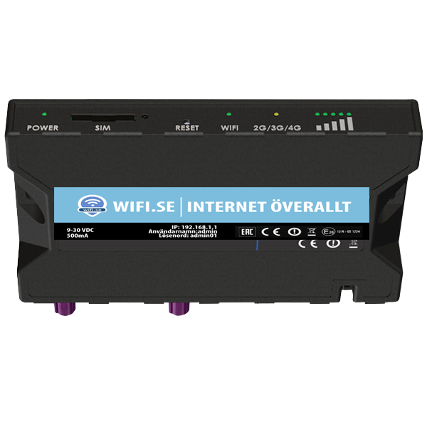 100 GB DATA MED KONFIGURERAD ROUTER