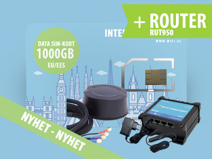 AVANCERAD ROUTERMED FULLT KABELPAKET
