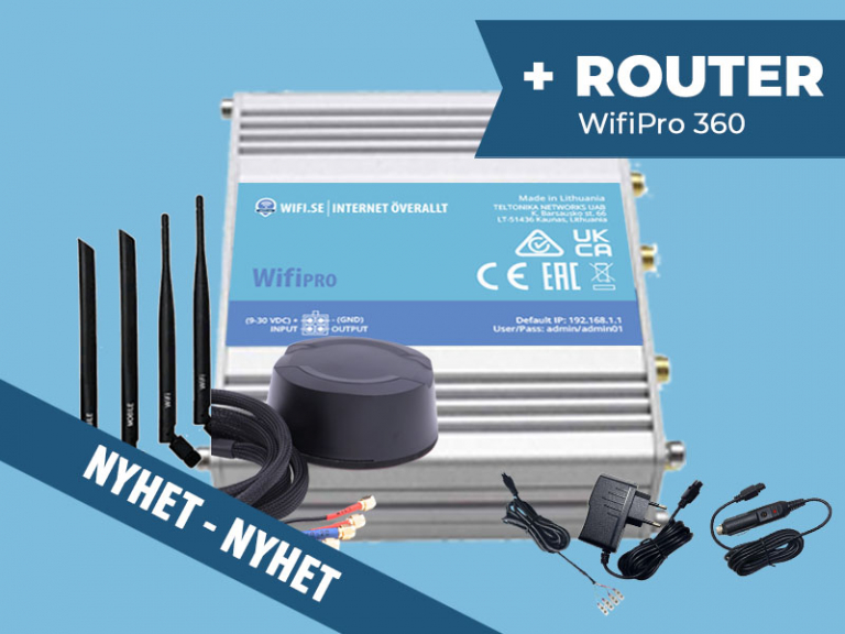 Wifi i bÄten - Internet i din bÄt - TV pÄ sjön