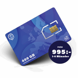 400 GB Roaming Europa Sim-Kort