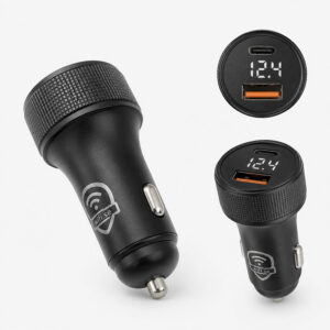 12 volt USB-laddare, 65W, premium