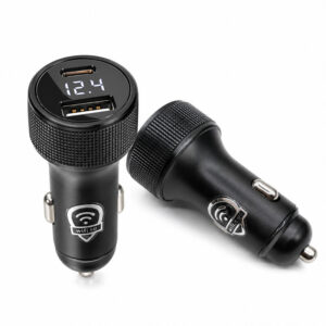 12 volt USB-laddare, 65W, premium
