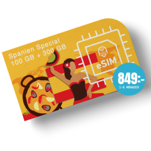 Alternative view of Digitalt eSIM – Spanien Special