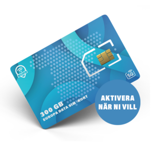 300 GB EUROPA DATA SIM-KORT