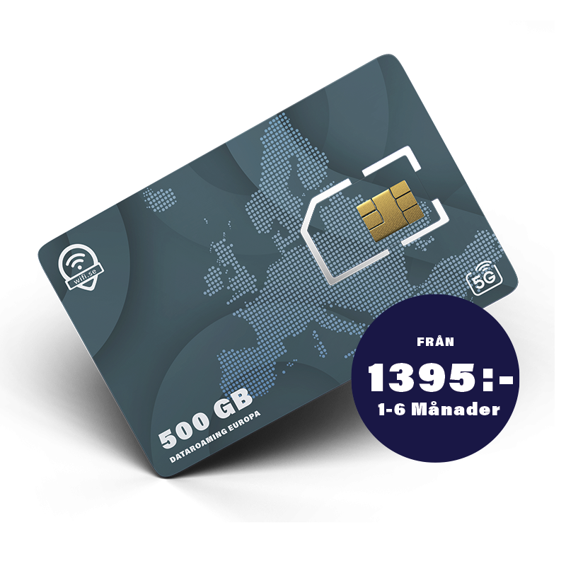 500 GB EUROPA DATA SIM-KOR