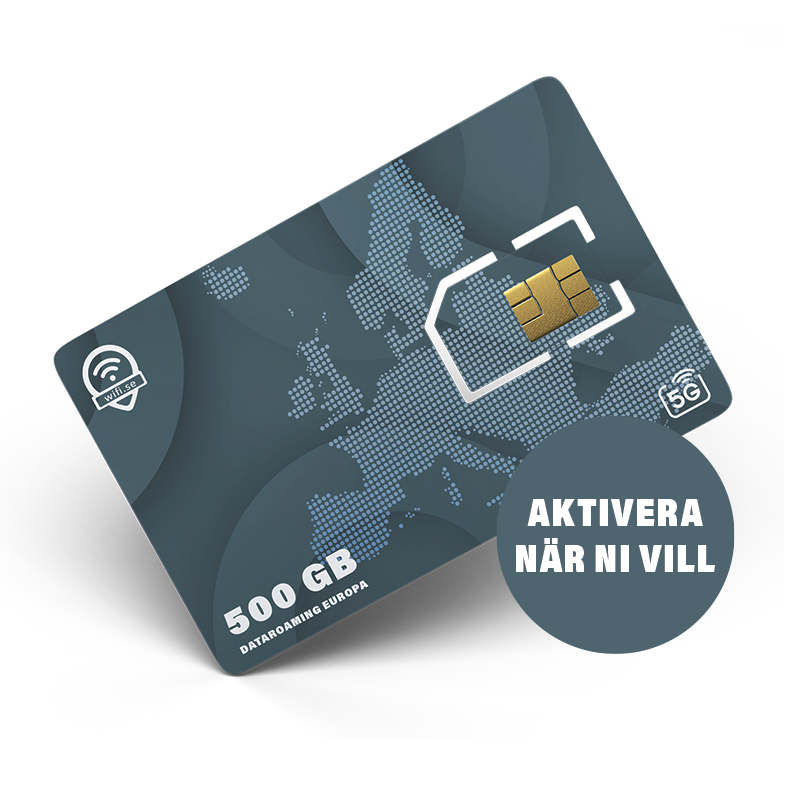 500 GB EUROPA DATA SIM-KORT